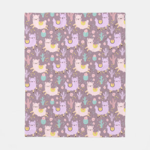 Llamas Fleece Blanket