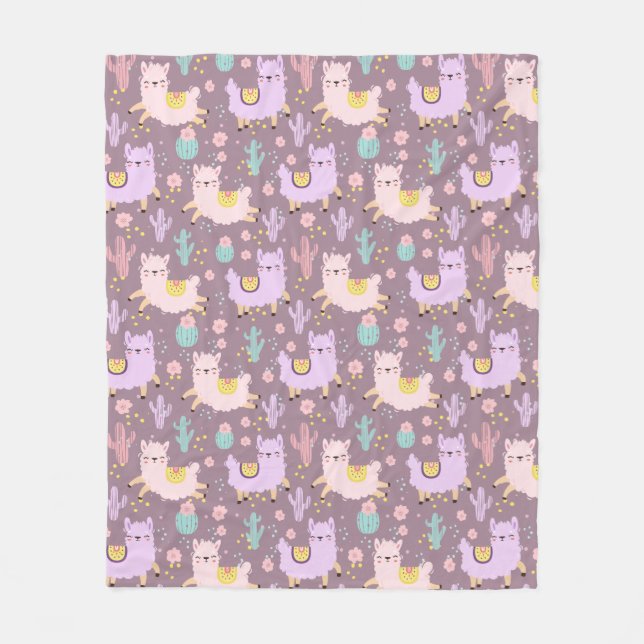 Llamas Fleece Blanket (Vorderseite)