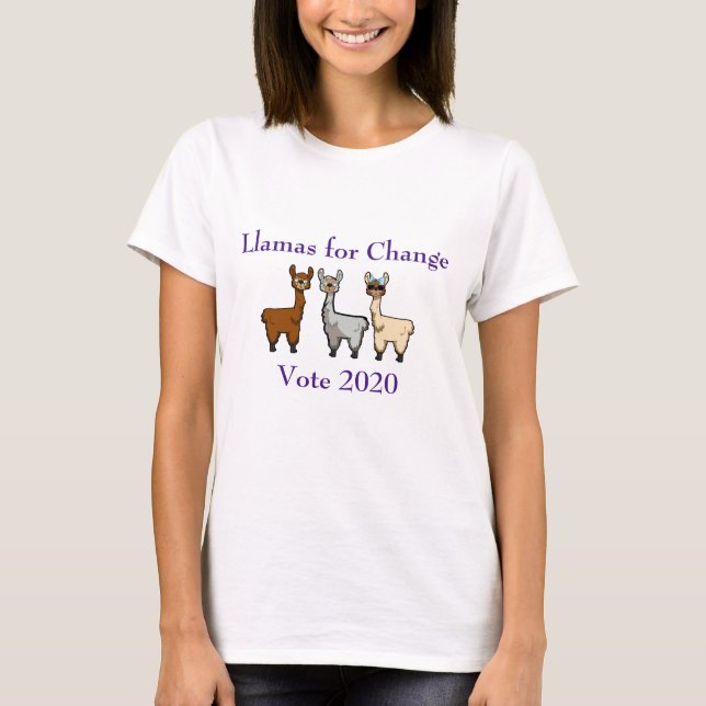 Llamas for Change Women's T - Shirt (Vorderseite)