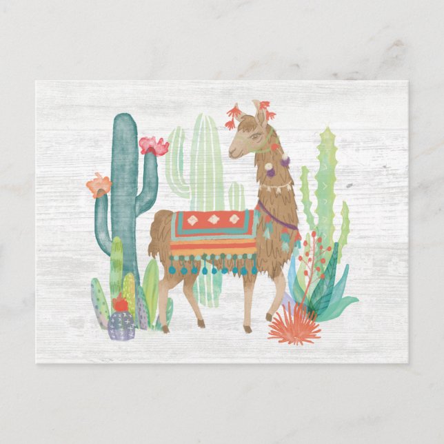 Llamas III Postkarte (Vorderseite)