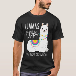 Llamas machen mich glücklich, dass ich dir nicht s T-Shirt