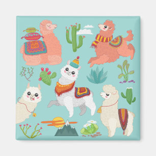 Llamas Magnet