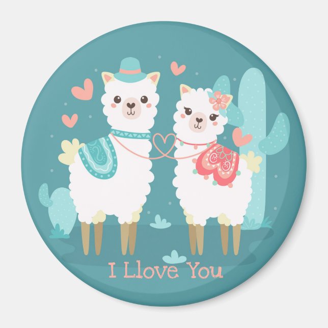 Llamas Magnet (Vorne)