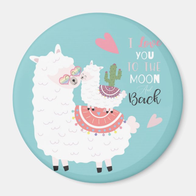 Llamas Magnet (Vorne)