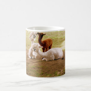 Llamas mit Baby Cria Tasse
