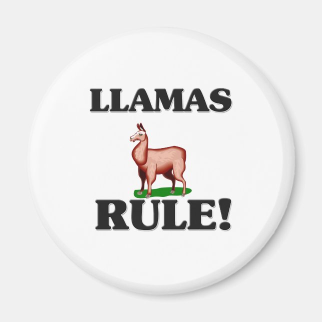 LLAMAS-Regel! Magnet (Vorne)