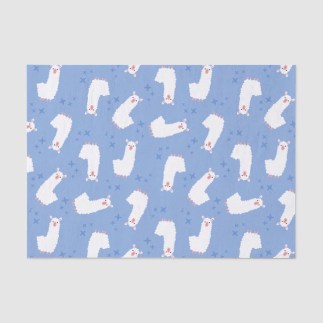 Llamas Seidenpapier (Vorderseite)