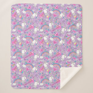 Llamas Sherpa Blanket Sherpadecke