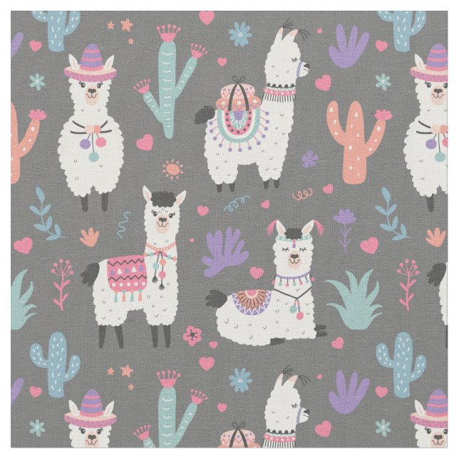 Llamas Stoff (Nahaufnahme)