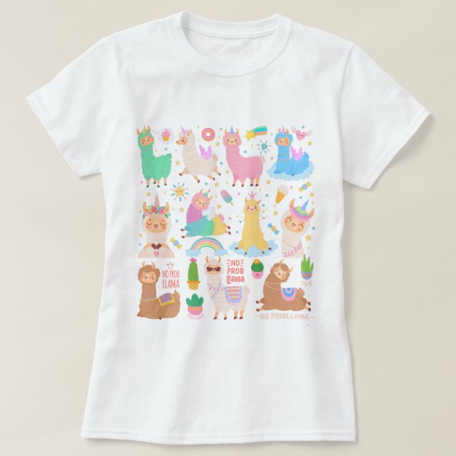 Llamas T-Shirt (Design vorne)