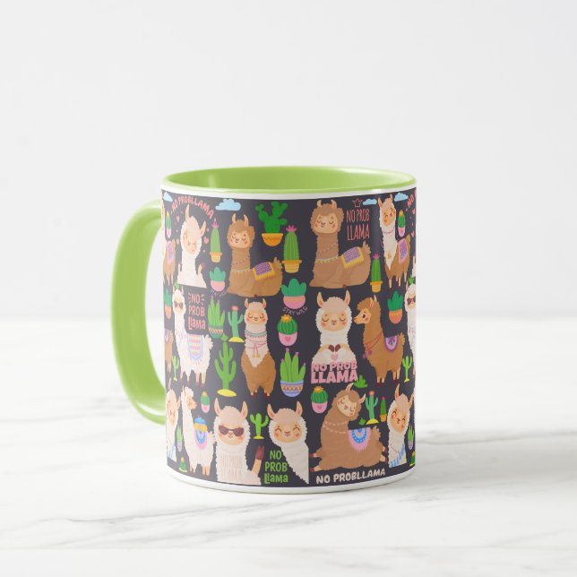 Llamas Tasse (Vorderseite Links)