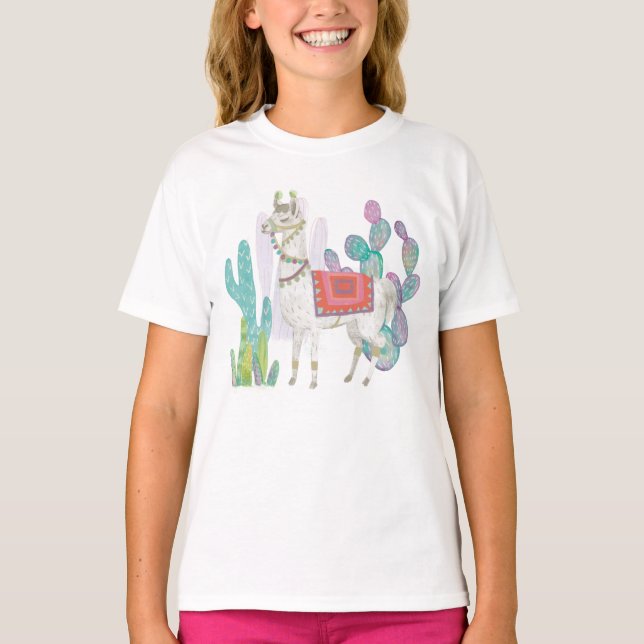 Llamas V T-Shirt (Vorderseite)