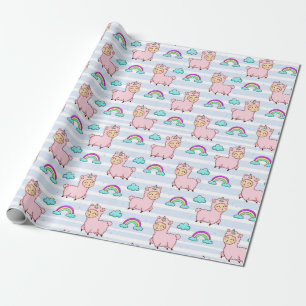 Llamas Wrapping Paper Geschenkpapier