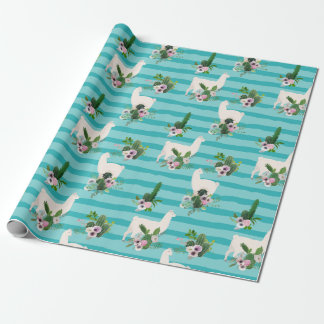 Llamas Wrapping Paper Geschenkpapier