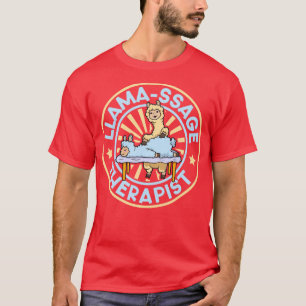 Llamassage Therapeut Llama Masseur T-Shirt