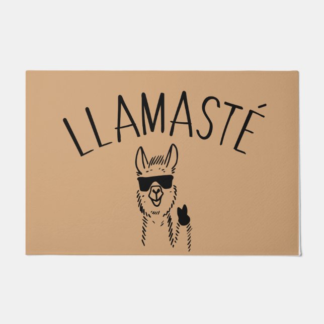 Llamaste Doormat, Llama Welcome Mat Fußmatte (Vorderseite)