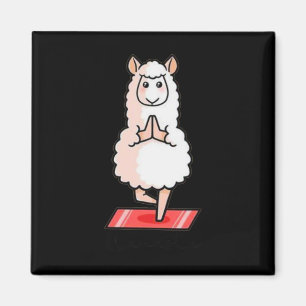 Llamaste Lama Alpaka Yoga Übung Fitness Gym Wo Magnet