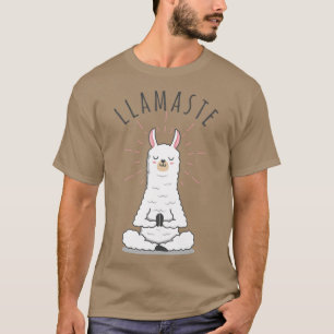 Llamaste Llama Yoga Niedliche Liebe T-Shirt