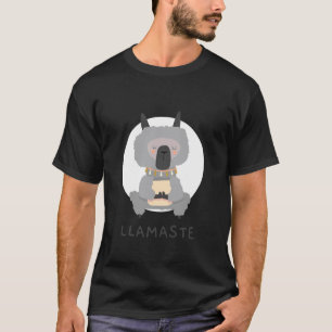Llamaste Namaste Alpaka Yoga Yogi Farm Zen T-Shirt