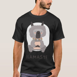 Llamaste Namaste Yoga Llama Männer Frauen Kinder T-Shirt