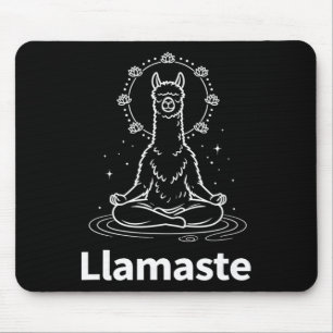 Llamaste Yoga Lama Lustiges Meditatives Geistdesig Mousepad