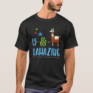 Llamazing Lama 13. Geburtstag T-Shirt
