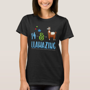 Llamazing Lama 14. Geburtstag T-Shirt