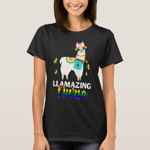 Llamazing Nurse Niedlich Llama Sonnenbrille Phanta T-Shirt