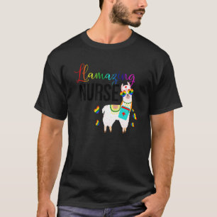 Llamazing Nurse Niedlich Llama Sonnenbrille Phanta T-Shirt