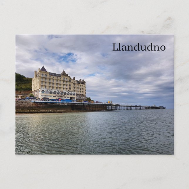 Llandudno Postkarte (Vorderseite)
