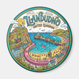 Llandudno Vereinigtes Königreich Magnet