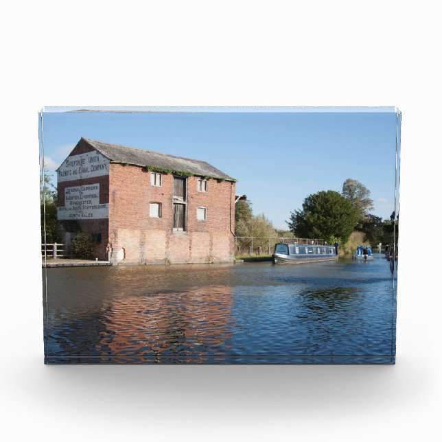 Llangollen Canal Ellesmere England Fotoblock (Vorderseite)