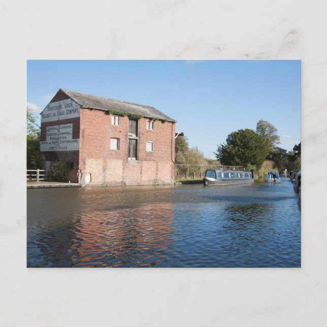Llangollen Canal Ellesmere England Postkarte (Vorderseite)