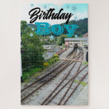 Llangollen-Eisenbahn-Geburtstagsjungen-Puzzleteil