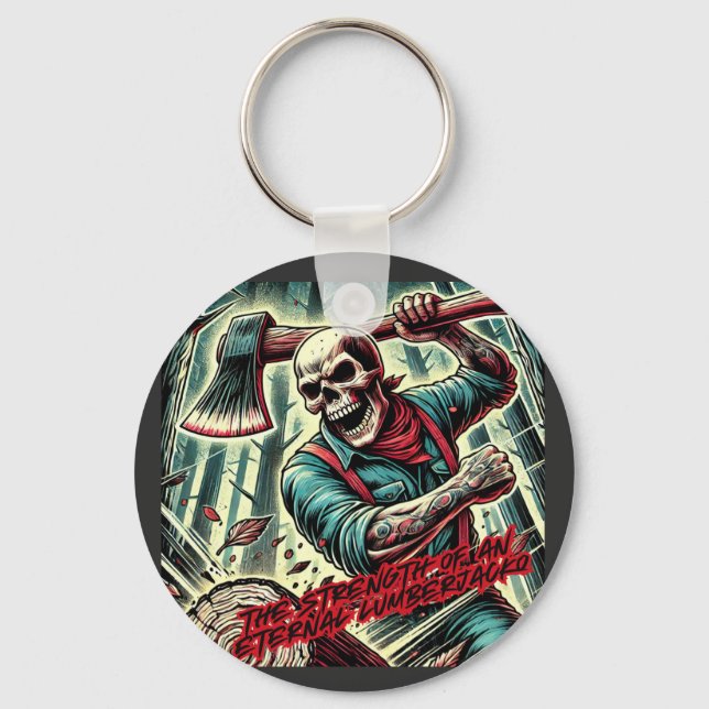 Llavero leñador schlüsselanhänger (Vorderseite)