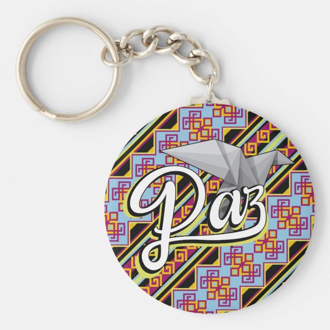 Llavero Paz Manto Andino Schlüsselanhänger (Vorne)