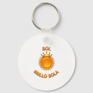 Llavero Tipo Chapa con Logo Sol Brillo Sola | Acce Schlüsselanhänger