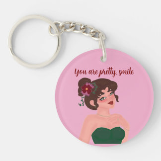 llavero tu eres linda para dama schlüsselanhänger