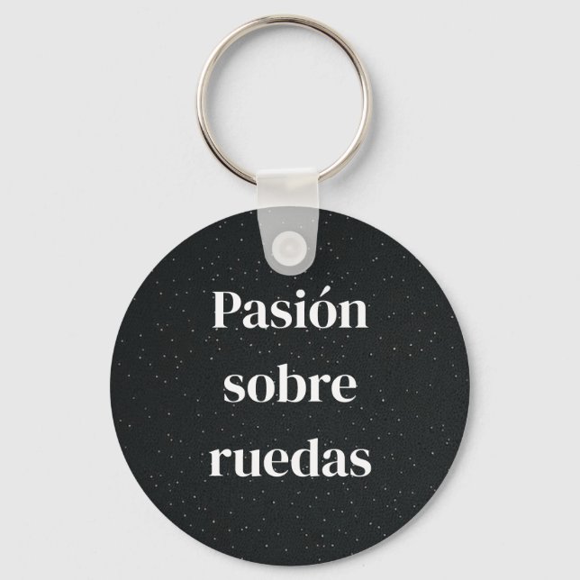 llavero vilianes con frase del mundo del motor  schlüsselanhänger (Vorderseite)