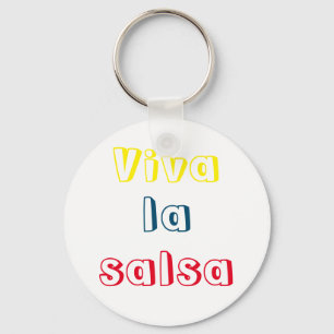 Llavero viva la salsa schlüsselanhänger