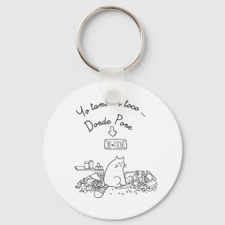 Llavero yo también toco donpone no tocar schlüsselanhänger