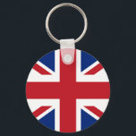 Llaveros ‚UK‘ Schlüsselanhänger<br><div class="desc">Llaveros personalizados con la imagen de la bandera de REINO UNIDO.</div>
