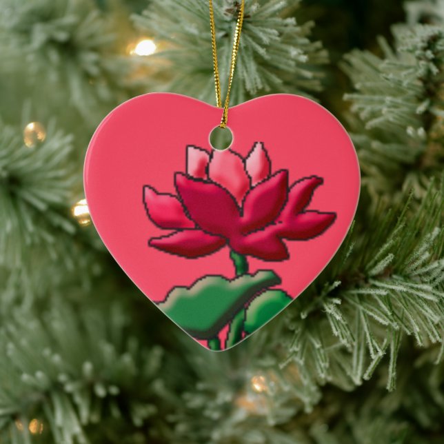 LLD-Lotus emote Keramik Ornament (Baum)