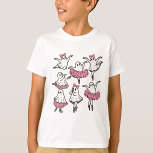 Llet Ghost Dancer Niedlich Boo Dancing Halloween T-Shirt
