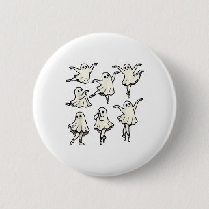 Llet Ghost Llet Dancer Spooky Tanzlehrerin Hallow Button