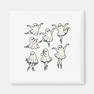 Llet Ghost Llet Dancer Spooky Tanzlehrerin Hallow Magnet