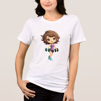 ¡Lleva un Toque Adorable y Divertido Contigo! Tri-Blend Shirt