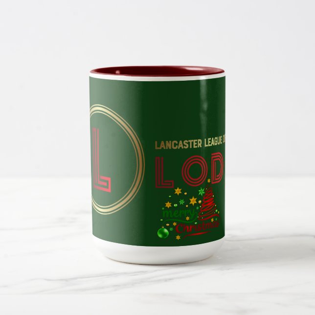LLOD CHRISTMAS TASSE! ZWEIFARBIGE TASSE (Mittel)