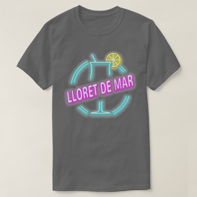 Lloret de Mar Cocktail Sommerdesign T-Shirt (Design vorne)