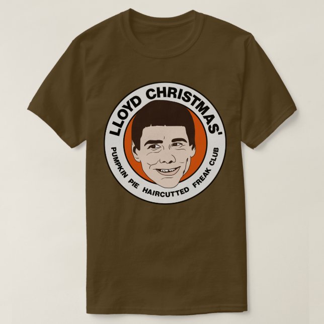 Lloyd Christmas Pumpkin Pie Haircutt Freak Club T-Shirt (Design vorne)